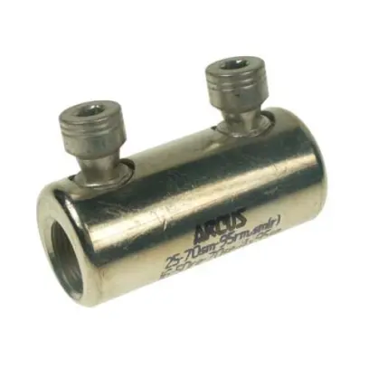 spojka šroubová se 2 trhacími šrouby na AL/CU vodiče RM 16-95mm2, RE 16-50mm2 1kV, 20Nm, max. 14mm
